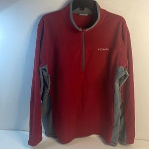 MENS COLUMBIA SWEATER HALF ZIP PULLOVER
